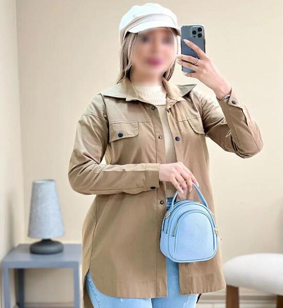 عکس مدل مانتو اسپرت با پارچه مردانه