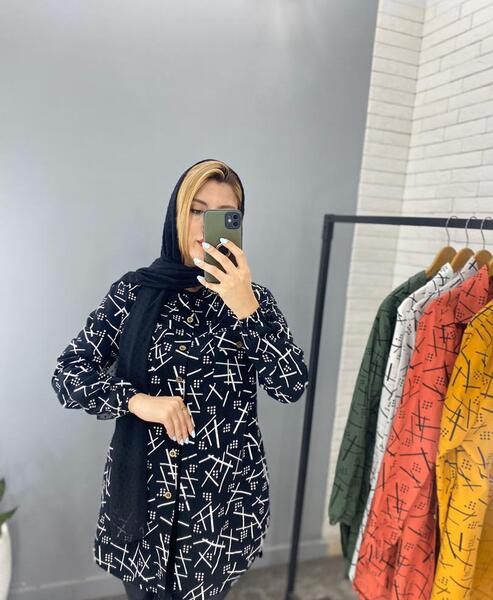 عکس مدل مانتو لنین مشکی اسپرت