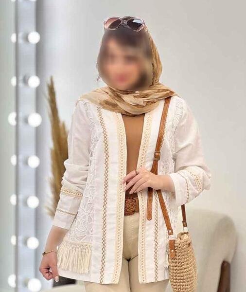 عکس مدل مانتو اسپرت با گیپور