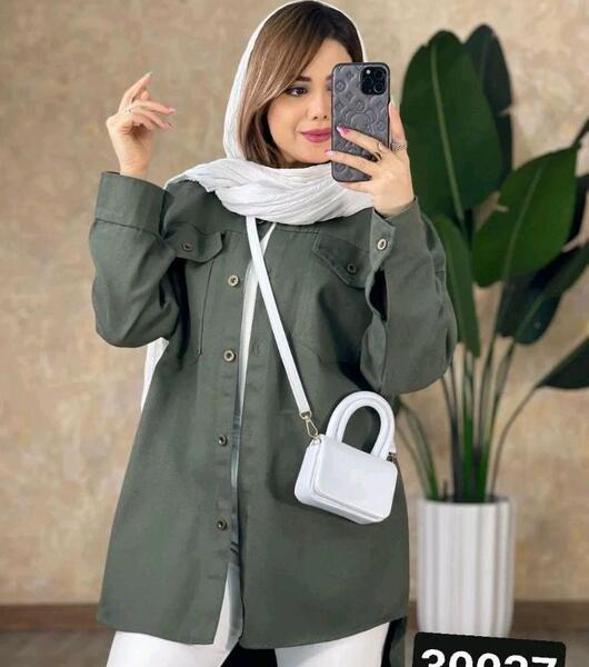 عکس مدل مانتو مشکی اسپرت کتان