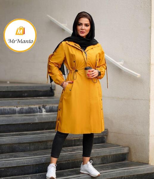 عکس مدل مانتو پاییزه اسپرت کلاه دار