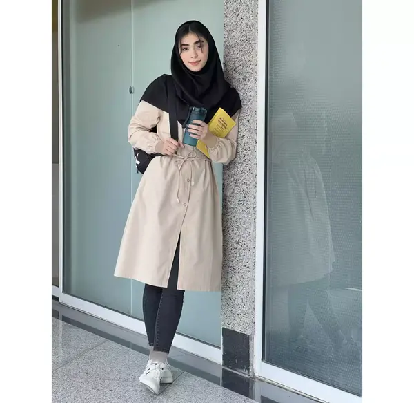 عکس مدل مانتو های کلاه دار اسپرت