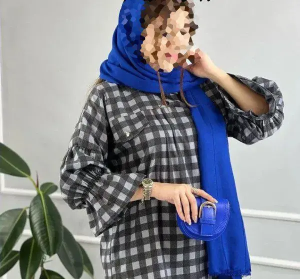 عکس مدل مانتو نخی ساده و شیک