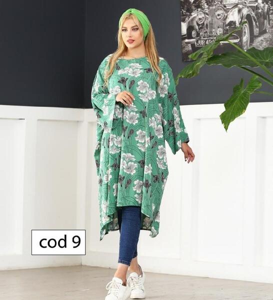 عکس مدل مانتو نخی جلو بسته سایز بزرگ