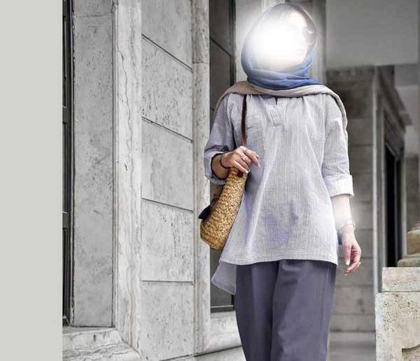 عکس مدل مانتو نخی جلو بسته زنانه