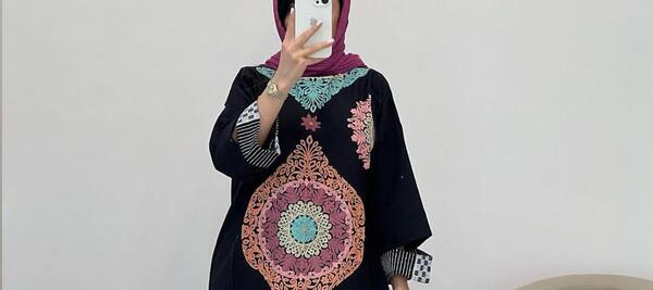 عکس مدل مانتو نخی جلو بسته جدید