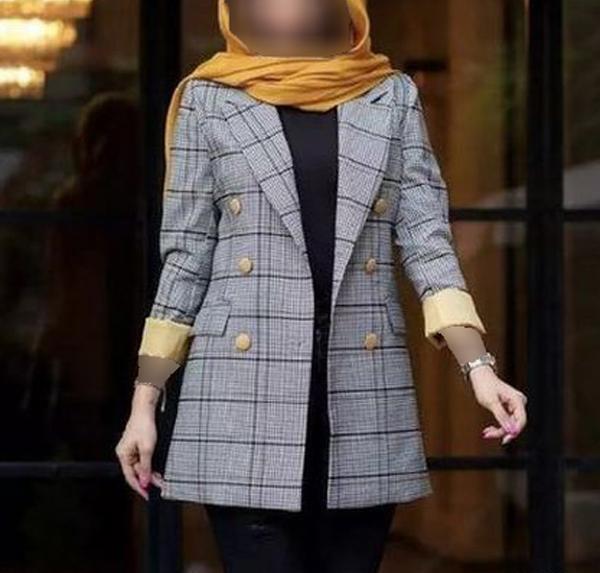 عکس مدل مانتو اسپرت با پارچه فاستونی