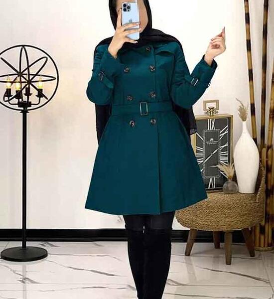 عکس مدل مانتو اسپرت با پارچه فاستونی