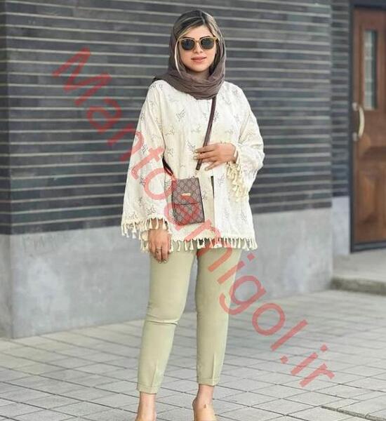 عکس مدل مانتو کوتاه نخی تابستانی دخترانه