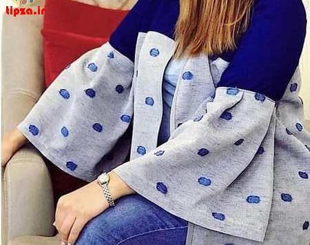 عکس مدل مانتو کوتاه نخی تابستانی دخترانه