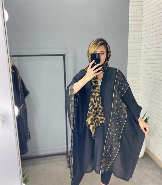 عکس مدل مانتو عبایی اسپرت