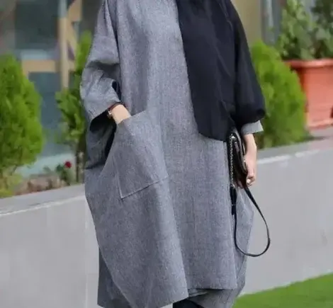 عکس مدل مانتو اسپرت ساده و شیک