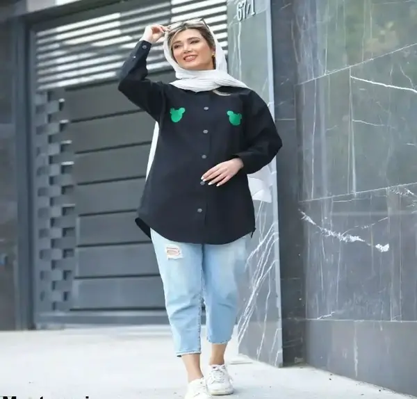 عکس مدل مانتو ساده اسپرت زنانه