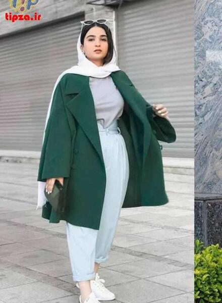 عکس مدل مانتو کوتاه اسپرت ساده