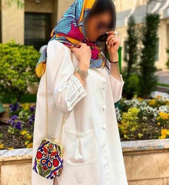 عکس مدل مانتو اسپرت سفید جدید