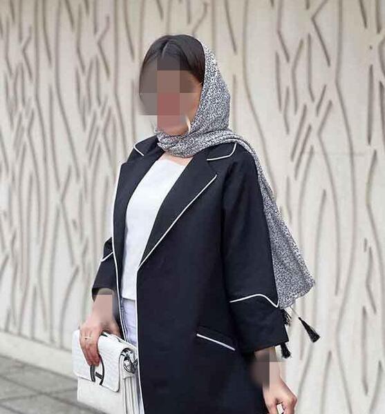 عکس مدل مانتو اسپرت با پارچه شانتون