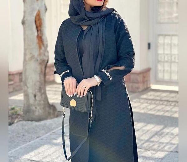 عکس مدل مانتو اسپرت با پارچه شانتون