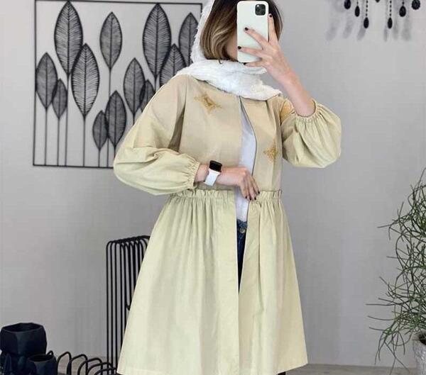 عکس مدل مانتو اسپرت لنین ساده