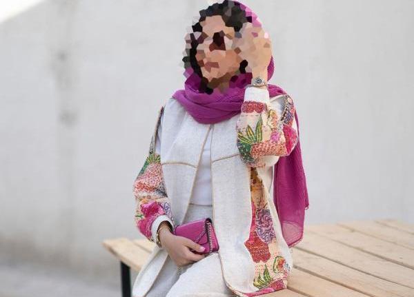 عکس مدل مانتو نخی گلدار تابستانه