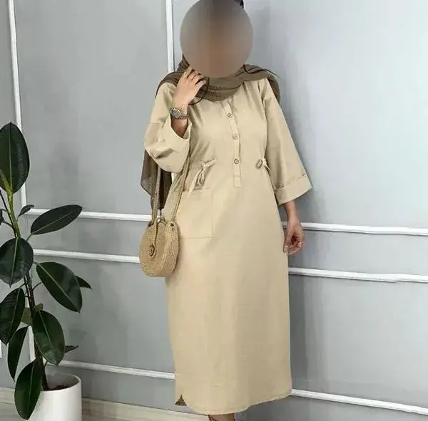 عکس مدل مانتو نخی گلدار برای افراد چاق