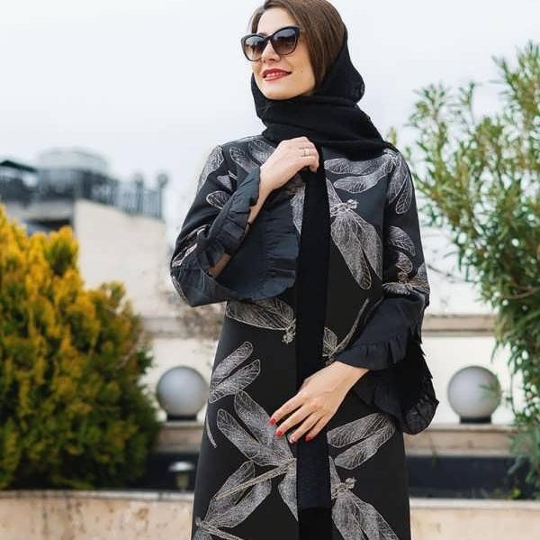 عکس مدل مانتو اسپرت با پارچه ژاکارد
