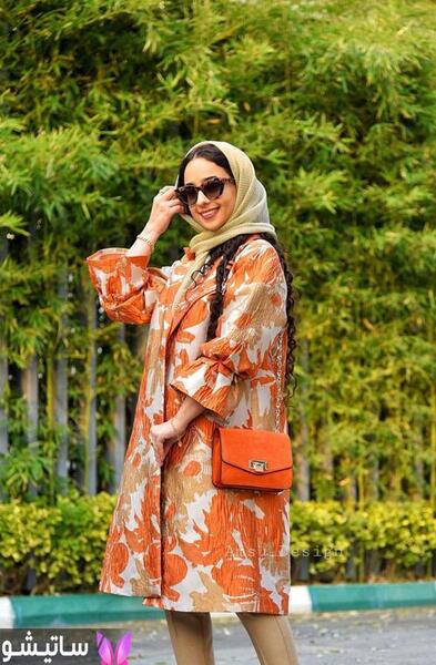 عکس مدل مانتو اسپرت با پارچه ژاکارد