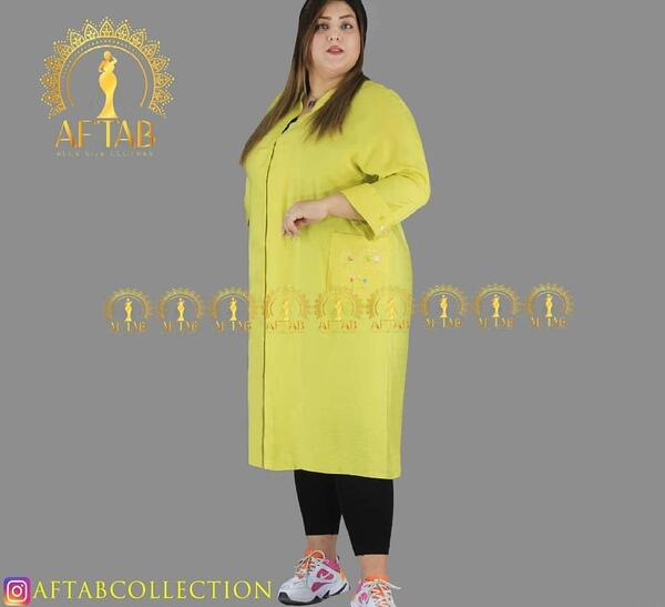 عکس مدل مانتو زنانه اسپرت سایز بزرگ