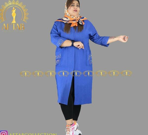 عکس مدل مانتو زنانه اسپرت سایز بزرگ