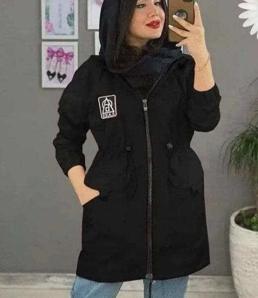 عکس مدل مانتو اسپرت جلو زیپ دار