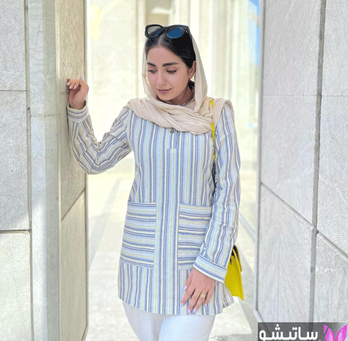 عکس مدل مانتو اسپرت لنین راه راه