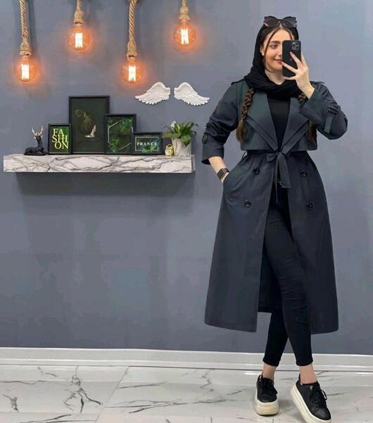 عکس مدل مانتو اسپرت دانشجویی بلند