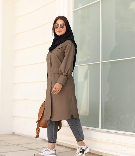 عکس مدل مانتو اسپرت دانشجویی پاییزه