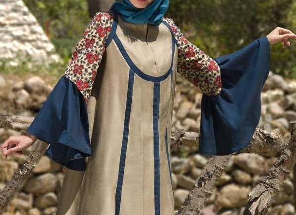 عکس مدل مانتو نخی جدید جلو بسته