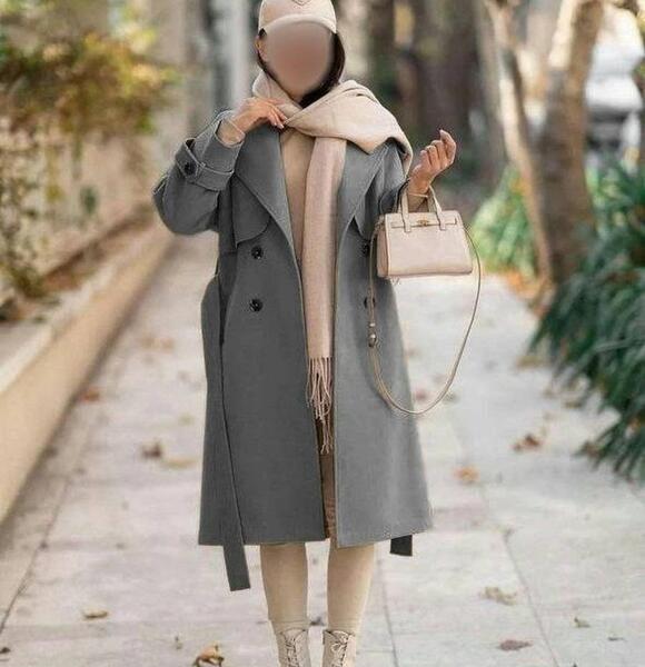 عکس مدل مانتو پاییزه اسپرت بلند