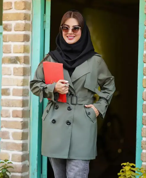 عکس مدل مانتو پاییزه اسپرت بلند