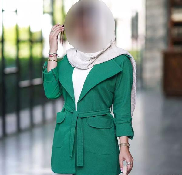 عکس مدل مانتو اسپرت دخترانه جیب دار