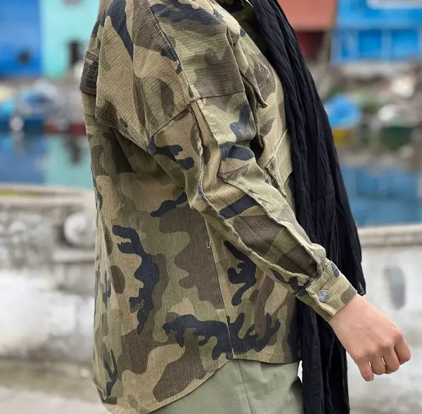 عکس مدل مانتو چریکی اسپرت