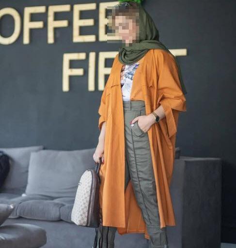عکس مدل مانتو جلو باز دخترانه اسپرت