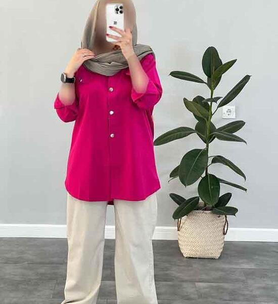 عکس مدل مانتو دخترانه اسپرت جلو بسته