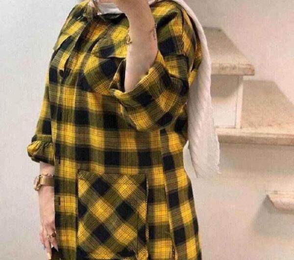 عکس مدل مانتو پاییزه اسپرت چهارخونه