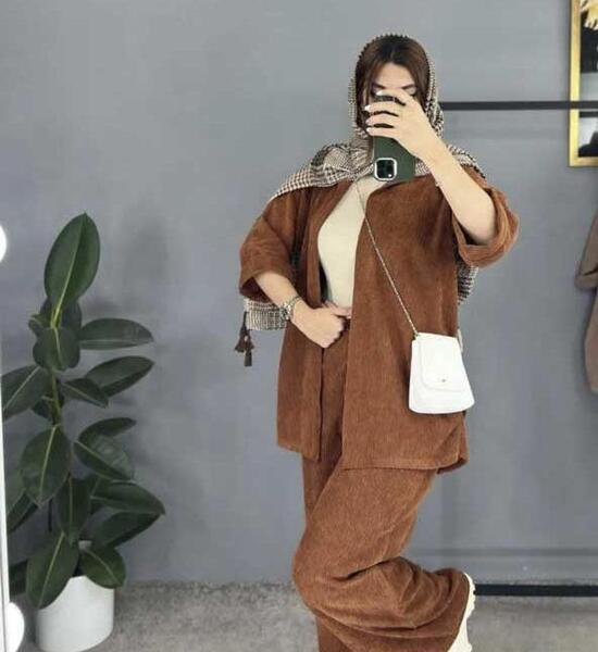 عکس مدل مانتو پاییزه اسپرت کبریتی