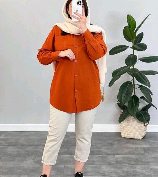 عکس مدل مانتو اسپرت با پارچه کرپ مازراتی