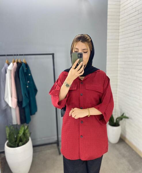 عکس مدل مانتو اسپرت استین پاکتی