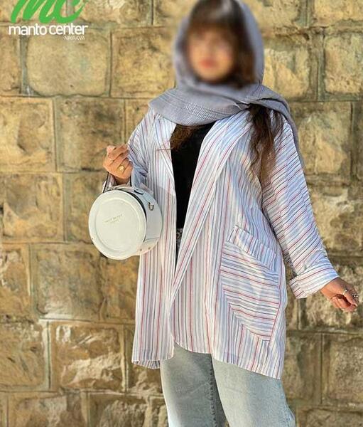 عکس مدل مانتو اسپرت استین پاکتی