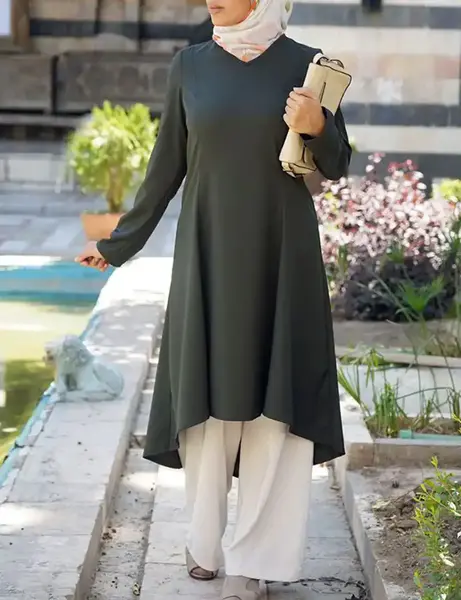 عکس مدل مانتو اسپرت بلند دخترانه جدید