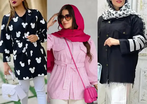 عکس مدل مانتو دخترانه شیک و اسپرت