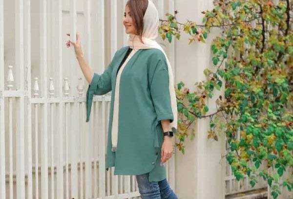 عکس مدل مانتو ابروبادی کوتاه اسپرت