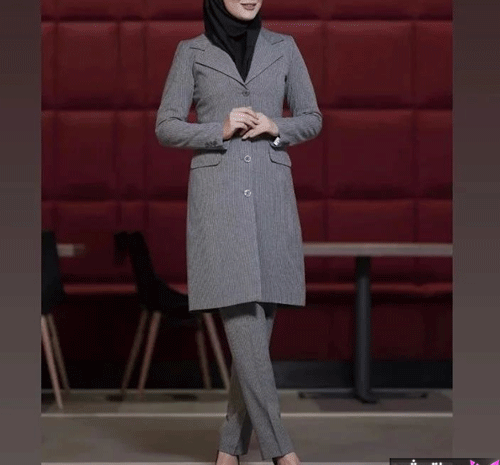 عکس مدل مانتو شلوار اسپرت اداری