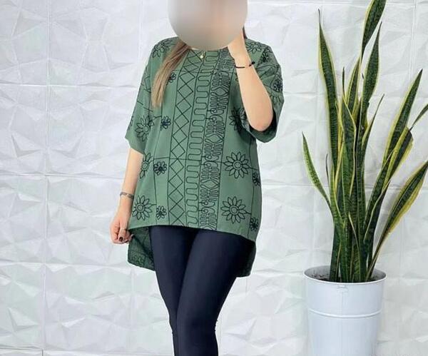 عکس مدل مانتو اسپرت پارچه ابروبادی
