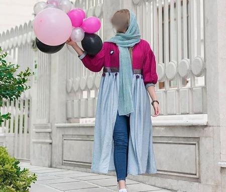 عکس مدل مانتو اسپرت بلند زنانه